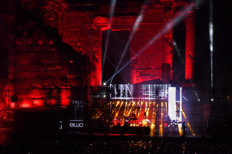Jean Michel Jarre at Baalbeck Festival